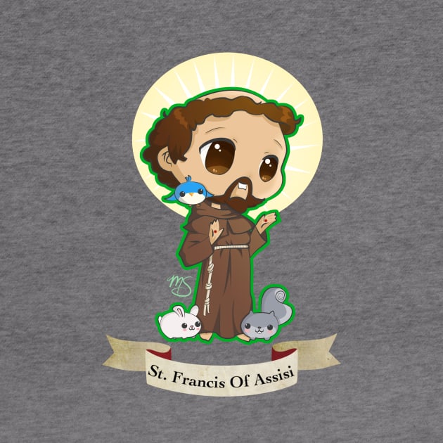 Chibi St. Francis of Assisi by Megasha